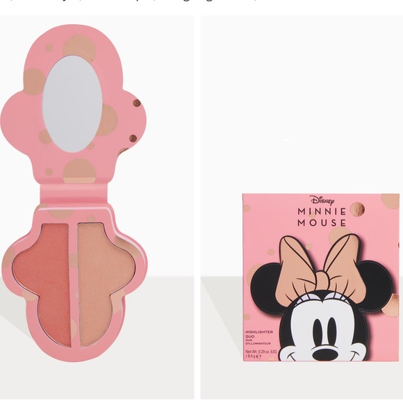 •MINNIE MOUSE X REVOLUTION•NIB MINNIE FOREVER HIGHLIGHTER DUO PALETTE - Picture 4 of 9
